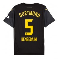 Camisa de time de futebol Borussia Dortmund Ramy Bensebaini #5 Replicas 2º Equipamento 2024-25 Manga Curta